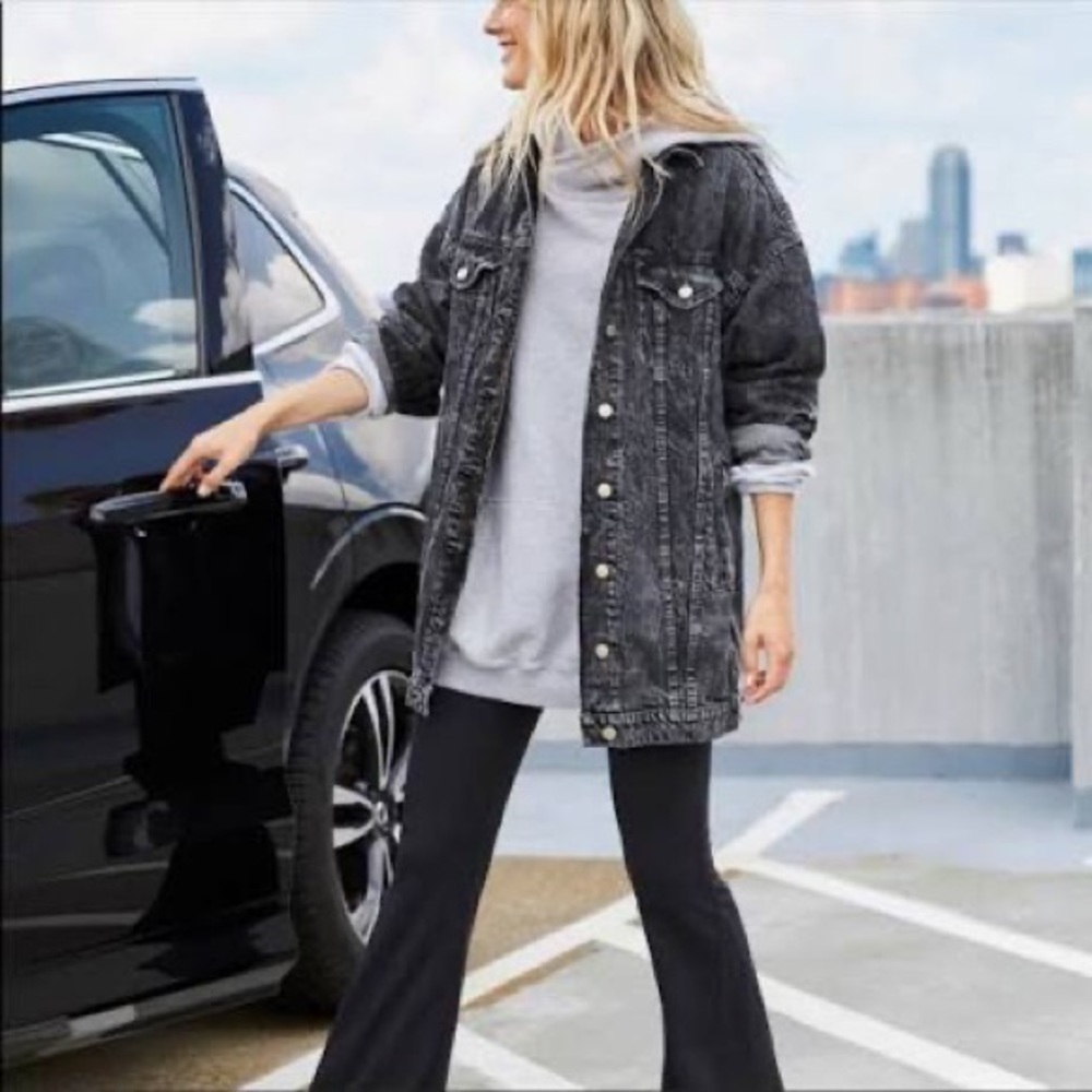 Aerie Oversized Boyfriend Denim Jacket